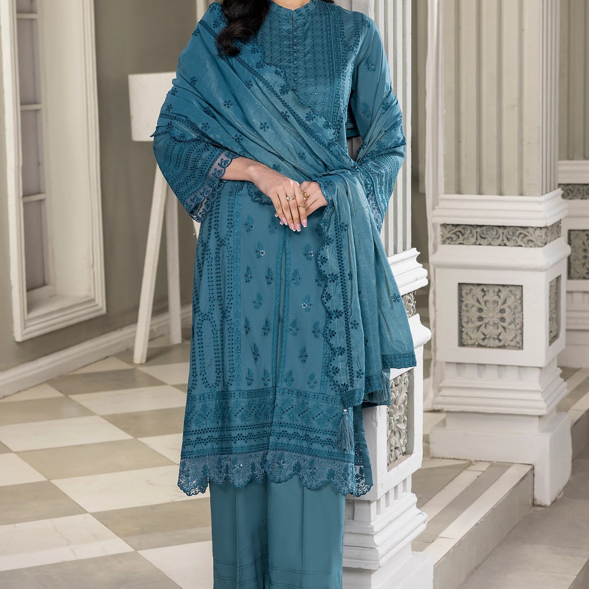 LSM | Embroidered Collection | 05 - Pakistani Clothes for women, in United Kingdom and United States