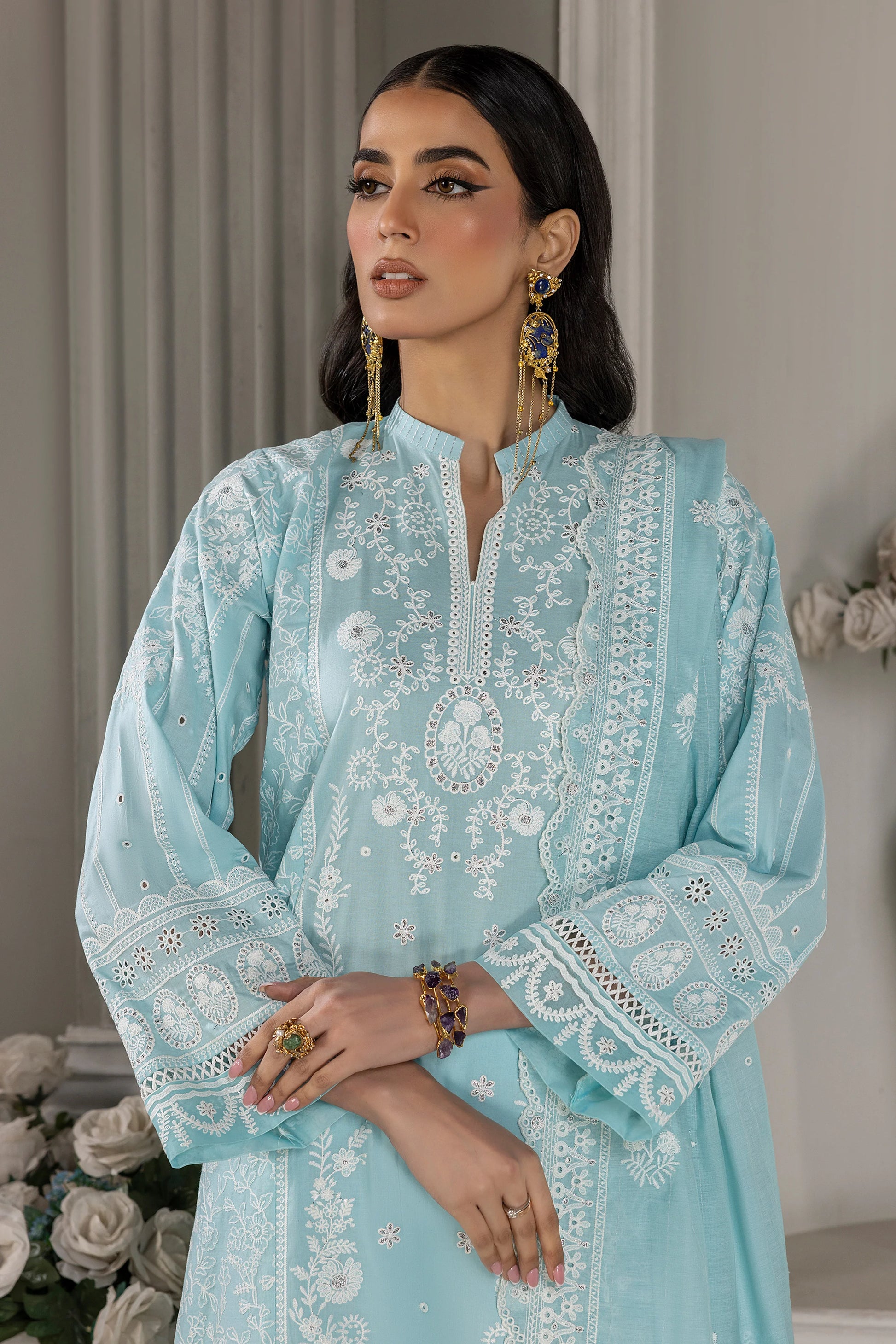 LSM | Embroidered Collection | 04 - Pakistani Clothes for women, in United Kingdom and United States