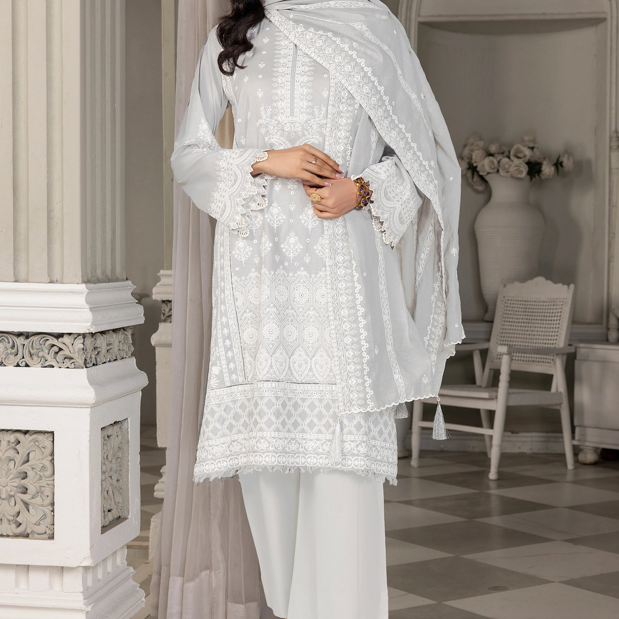 LSM | Embroidered Collection | 03 - Pakistani Clothes for women, in United Kingdom and United States