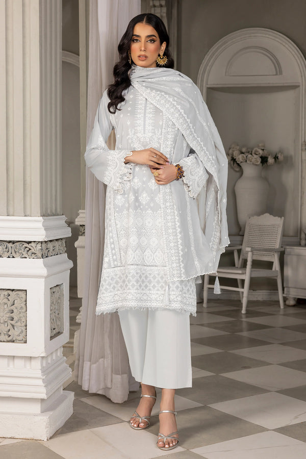 LSM | Embroidered Collection | 03 - Hoorain Designer Wear - Pakistani Ladies Branded Stitched Clothes in United Kingdom, United states, CA and Australia