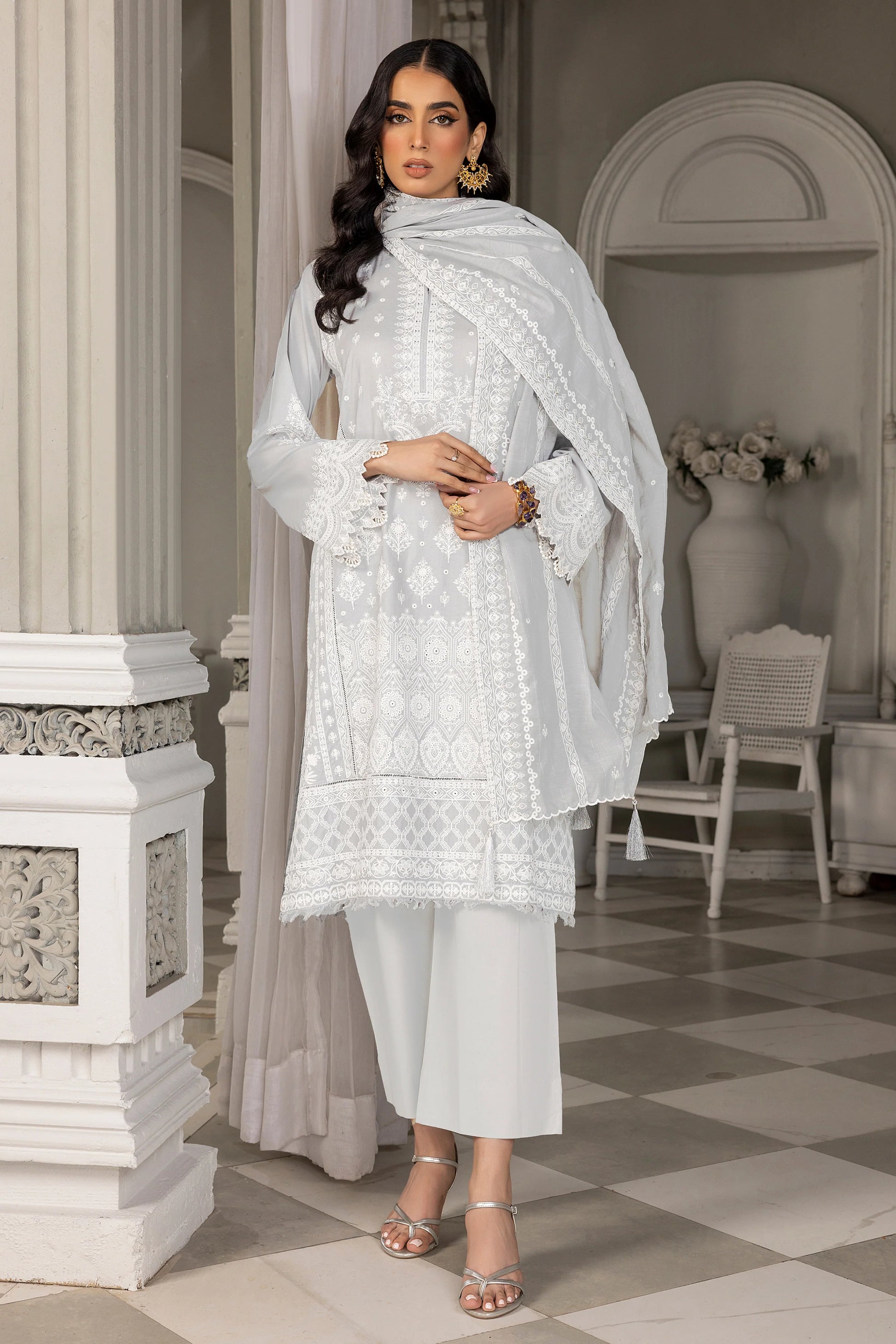 LSM | Embroidered Collection | 03 - Pakistani Clothes for women, in United Kingdom and United States