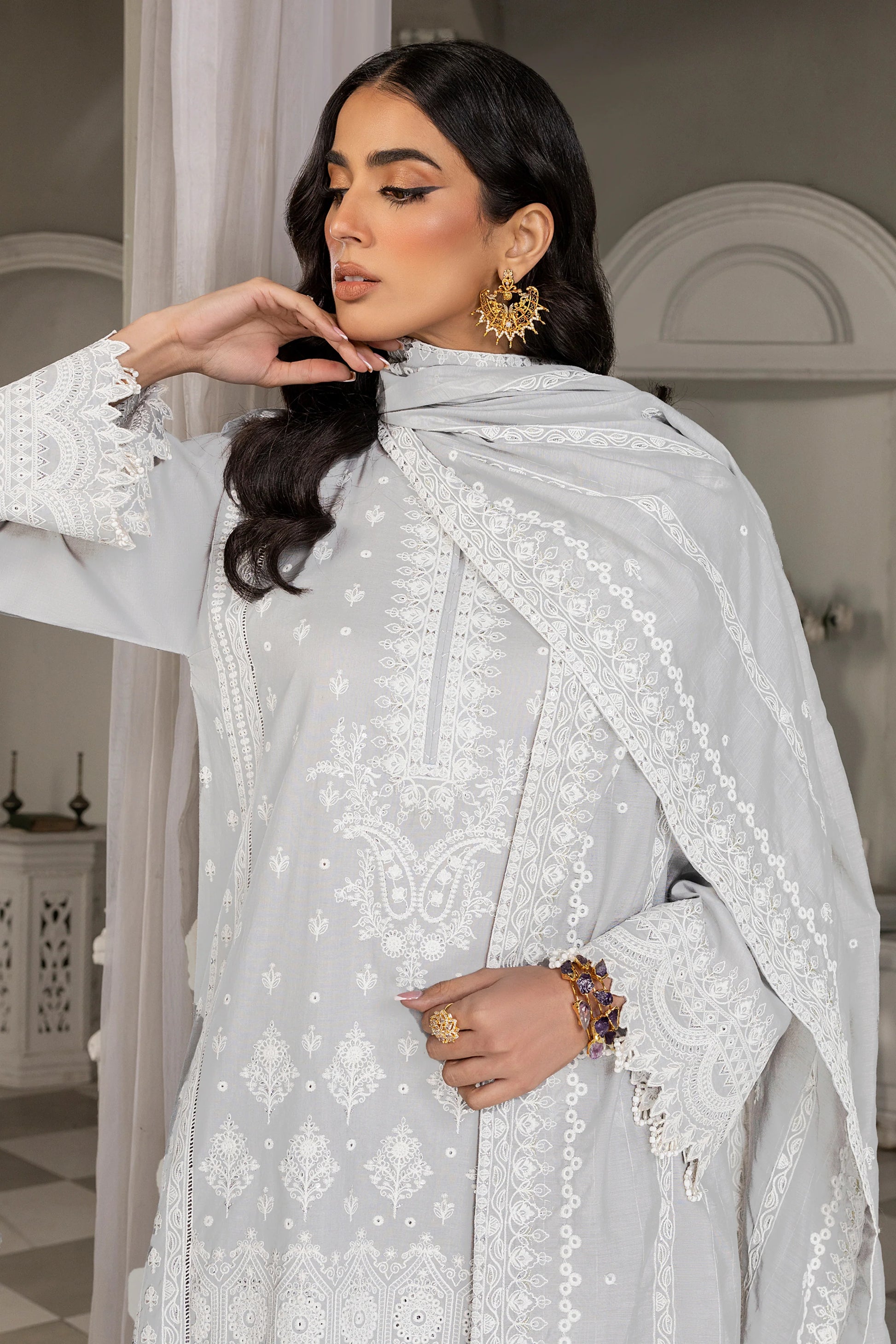 LSM | Embroidered Collection | 03 - Pakistani Clothes for women, in United Kingdom and United States