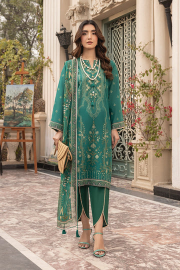 LSM | Embroidered and Printed Lawn | LG-MM-0306