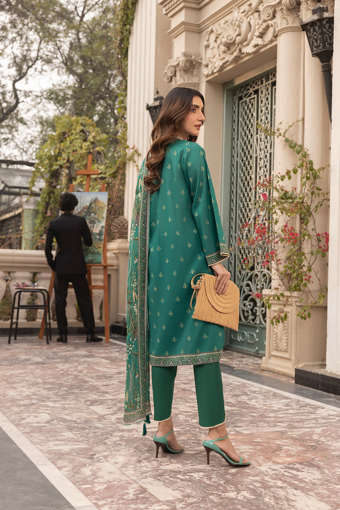 LSM | Embroidered and Printed Lawn | LG-MM-0306