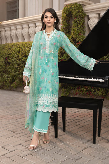 LSM | Embroidered and Printed Lawn | LG-MM-0253