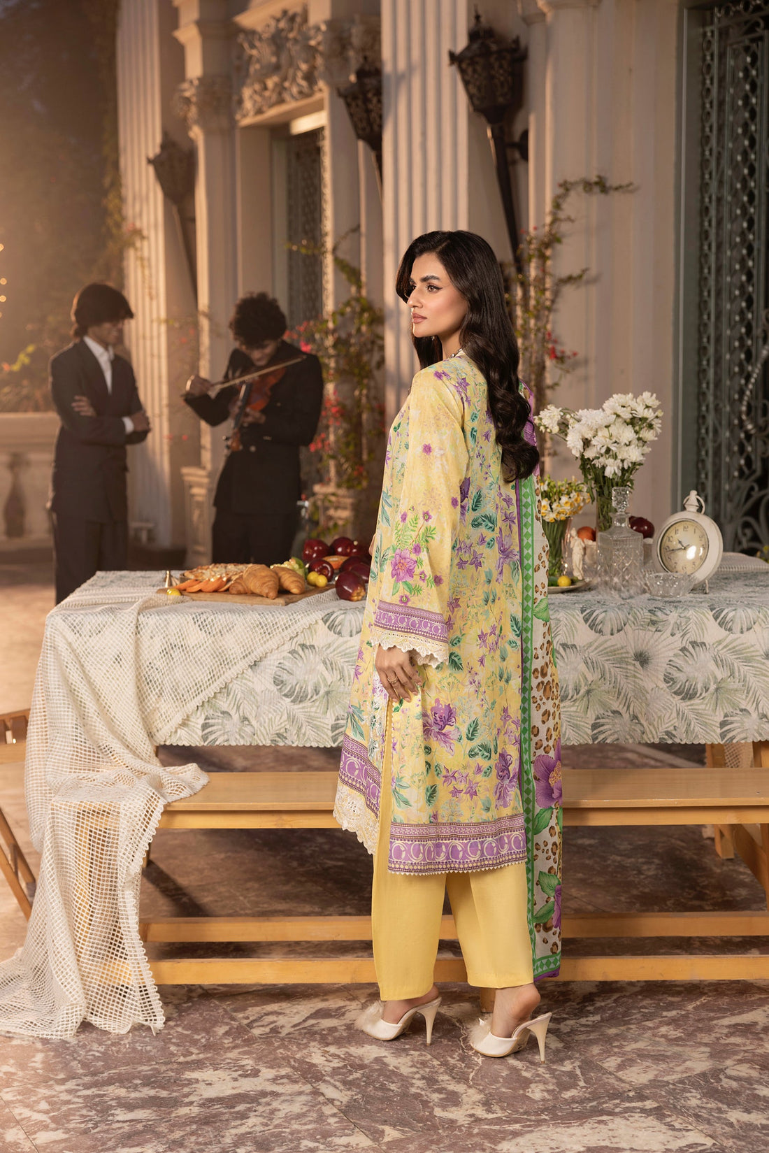 LSM | Embroidered and Printed Lawn | LG-RL-0185