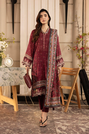 LSM | Embroidered and Printed Lawn | LG-AR-0133