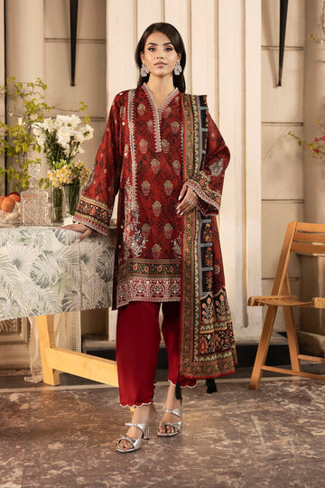 LSM | Embroidered and Printed Lawn | LG-RL-0182