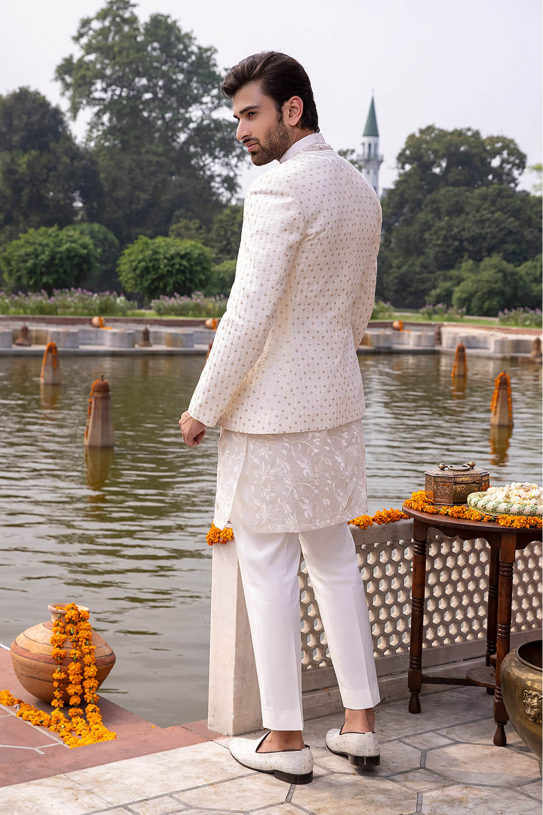 Pakistani Menswear | Mina Kashif | Sherwani D-17