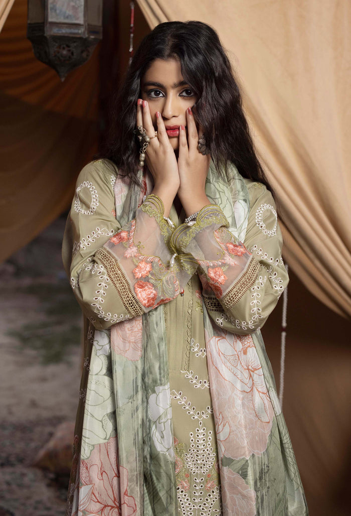 Adans Libas | Hafsa Zia 02 | Adan's Lawn 6806 - Hoorain Designer Wear - Pakistani Ladies Branded Stitched Clothes in United Kingdom, United states, CA and Australia