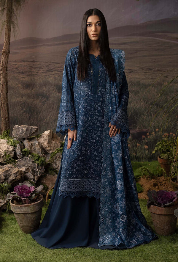 Adans Libas | Chikankari Lawn 2 | Adan's Lawn 7615 - Hoorain Designer Wear - Pakistani Designer Clothes for women, in United Kingdom, United states, CA and Australia