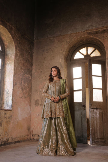 Wahaj M Khan | Banno Wedding Formals | Mint Lama Bano Outfit