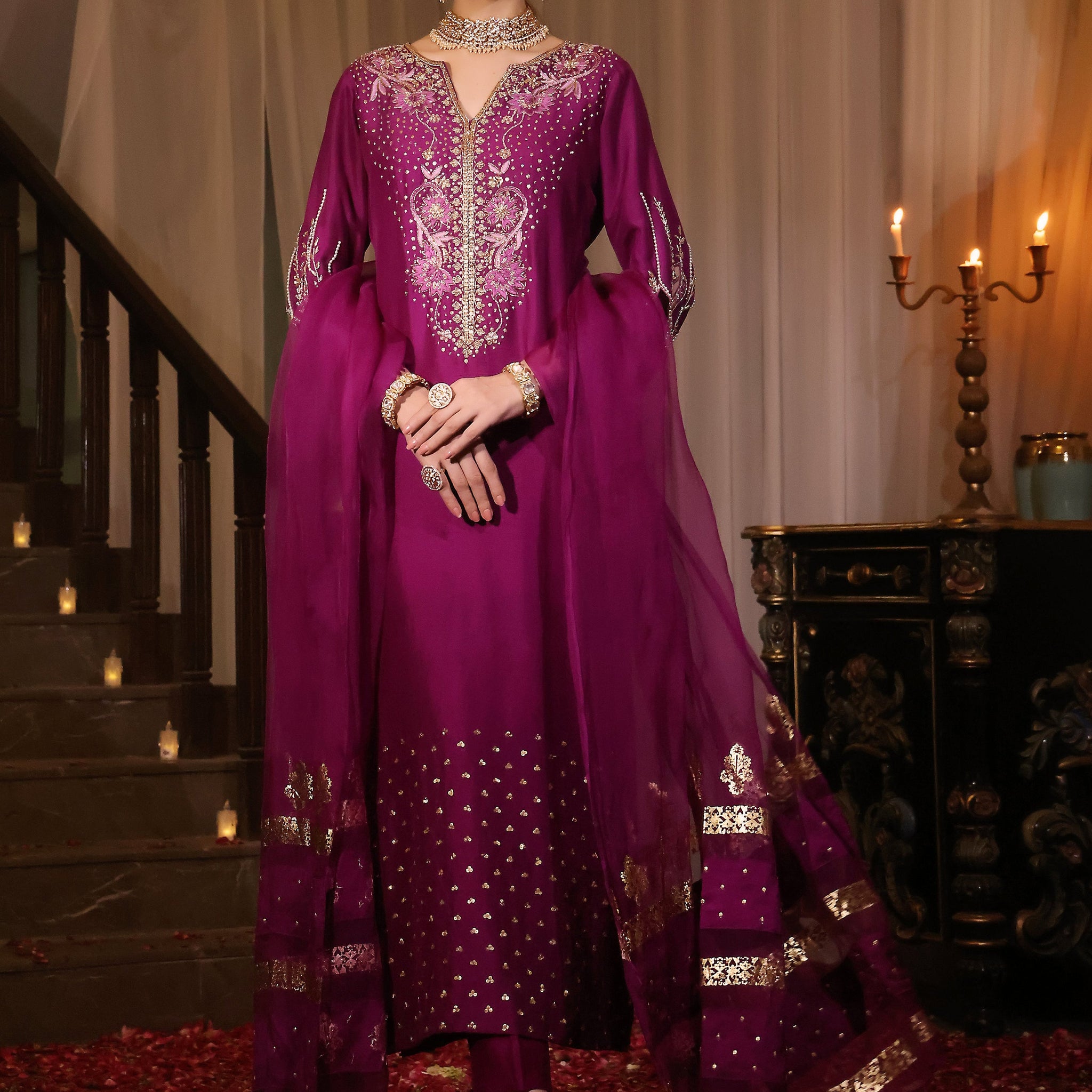 Mona Imran | Noor Formals | PALVASHA -1P - Pakistani Clothes for women, in United Kingdom and United States