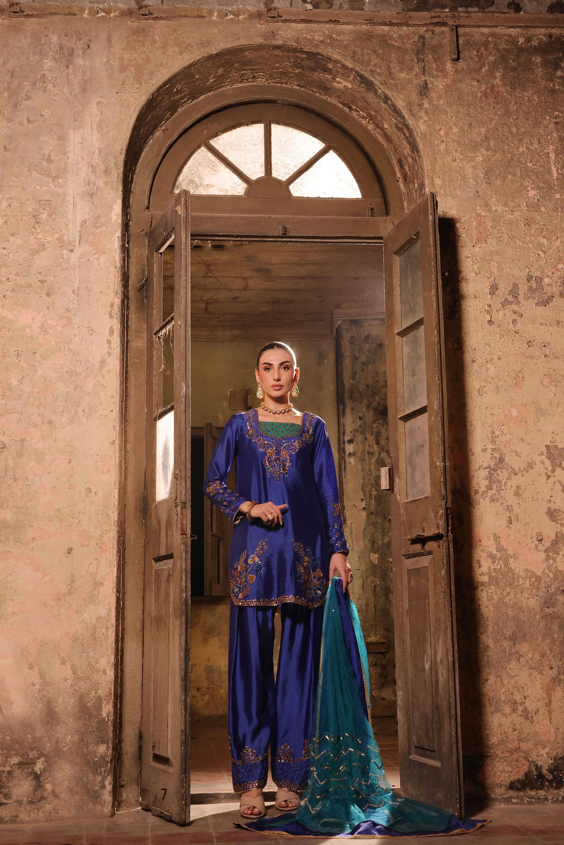 Wahaj M Khan | Banno Wedding Formals | Shalwar pant silk set