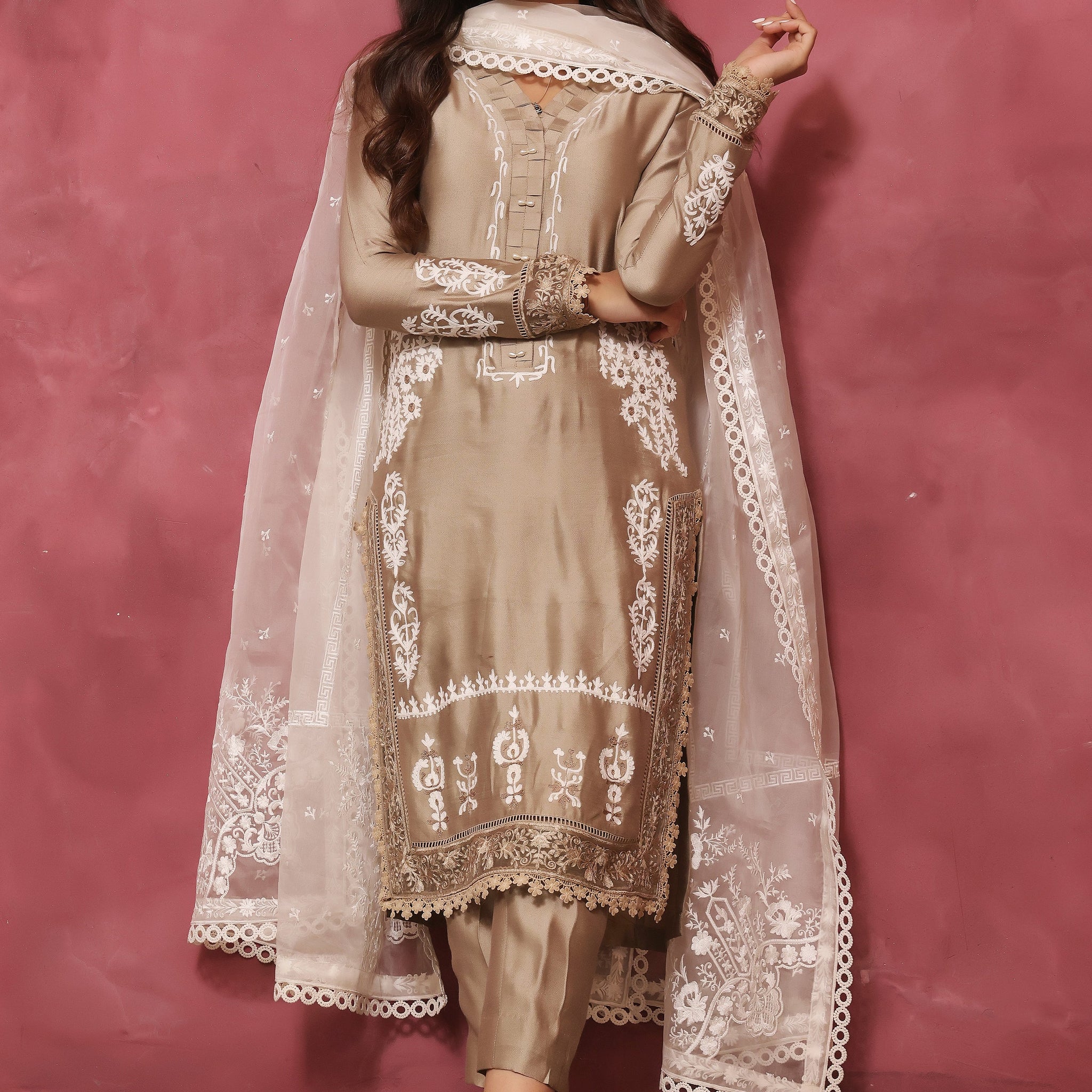 Mona Imran | Melange Formals | DE LUXE- 04 - Pakistani Clothes for women, in United Kingdom and United States