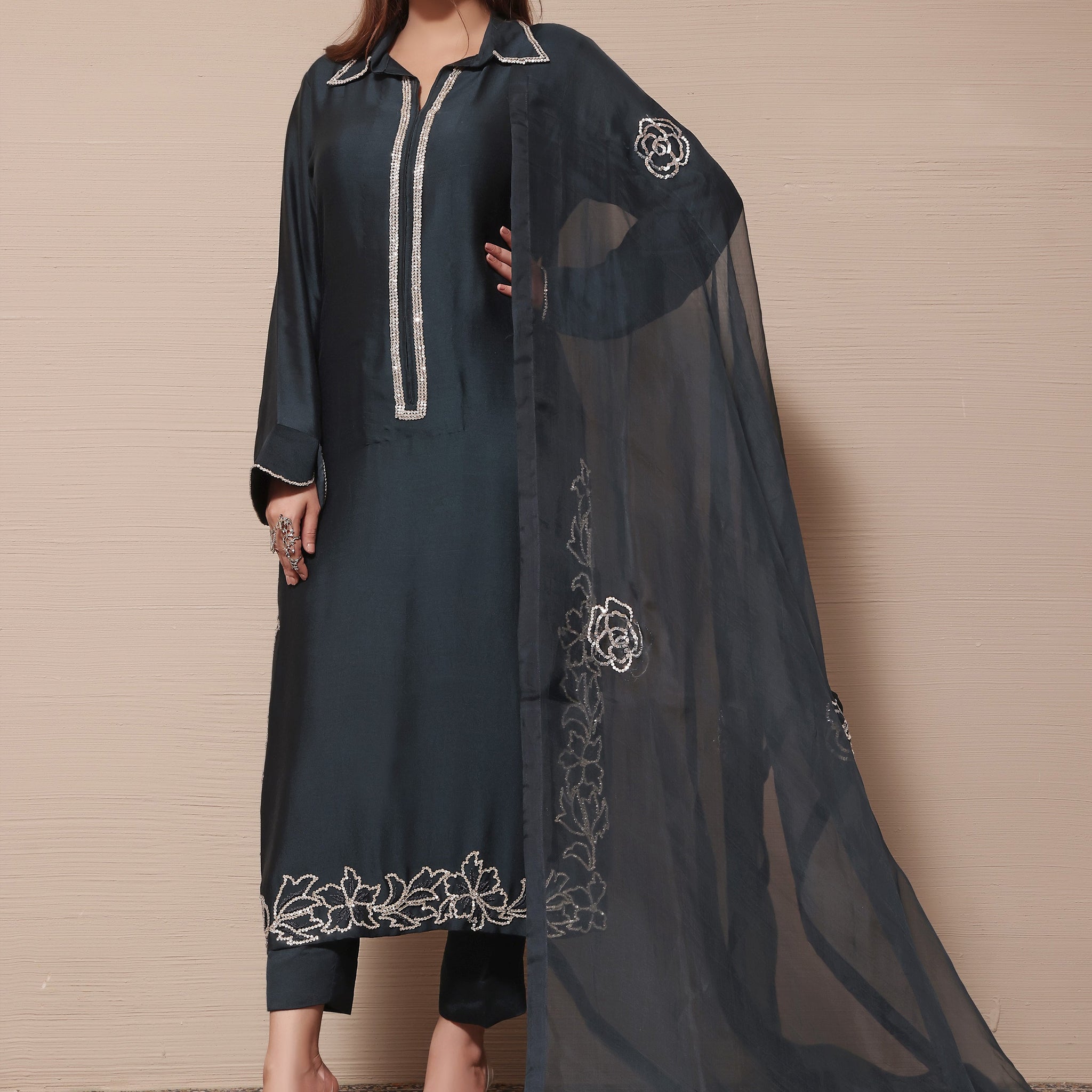 Mona Imran | Melange Formals | DE LUXE - 01 - Pakistani Clothes for women, in United Kingdom and United States