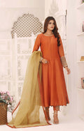 Wahajmkhan | Sitara Formals | RUST & DHANI OUTFIT - Pakistani Clothes for women, in United Kingdom and United States