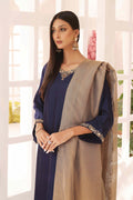 Wahajmkhan | Sitara Formals | NAVY & GOLD OUTFIT - Pakistani Clothes for women, in United Kingdom and United States