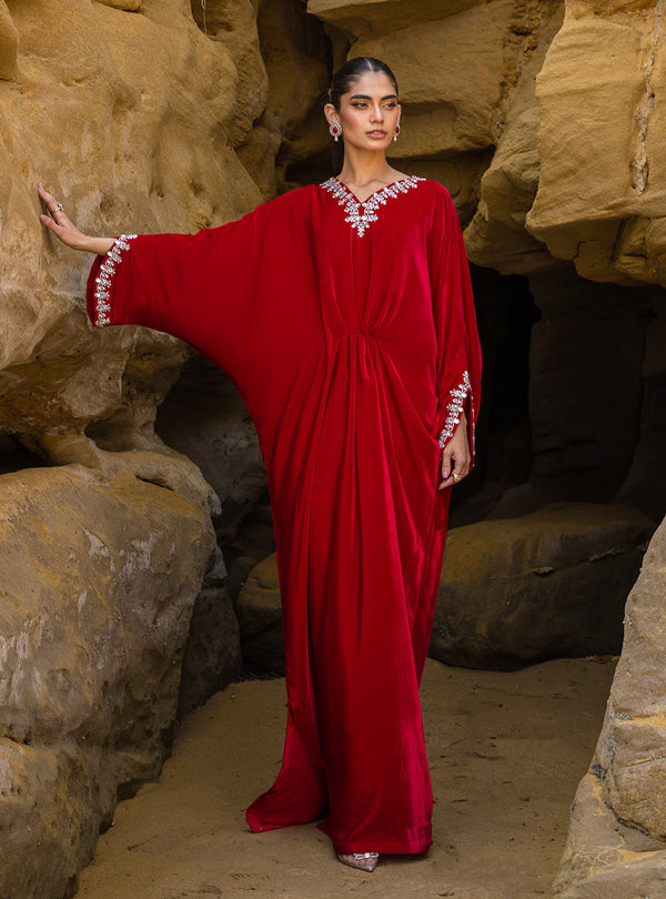 Zainab Chottani | Luxury Pret | CAPRI RED