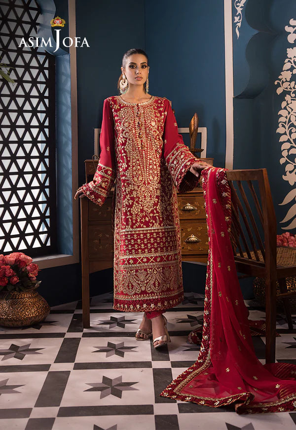 Asim Jofa | Fasana e Ishq Eid Luxury Lawn | AJFI-10 - Pakistani Clothes for women, in United Kingdom and United States