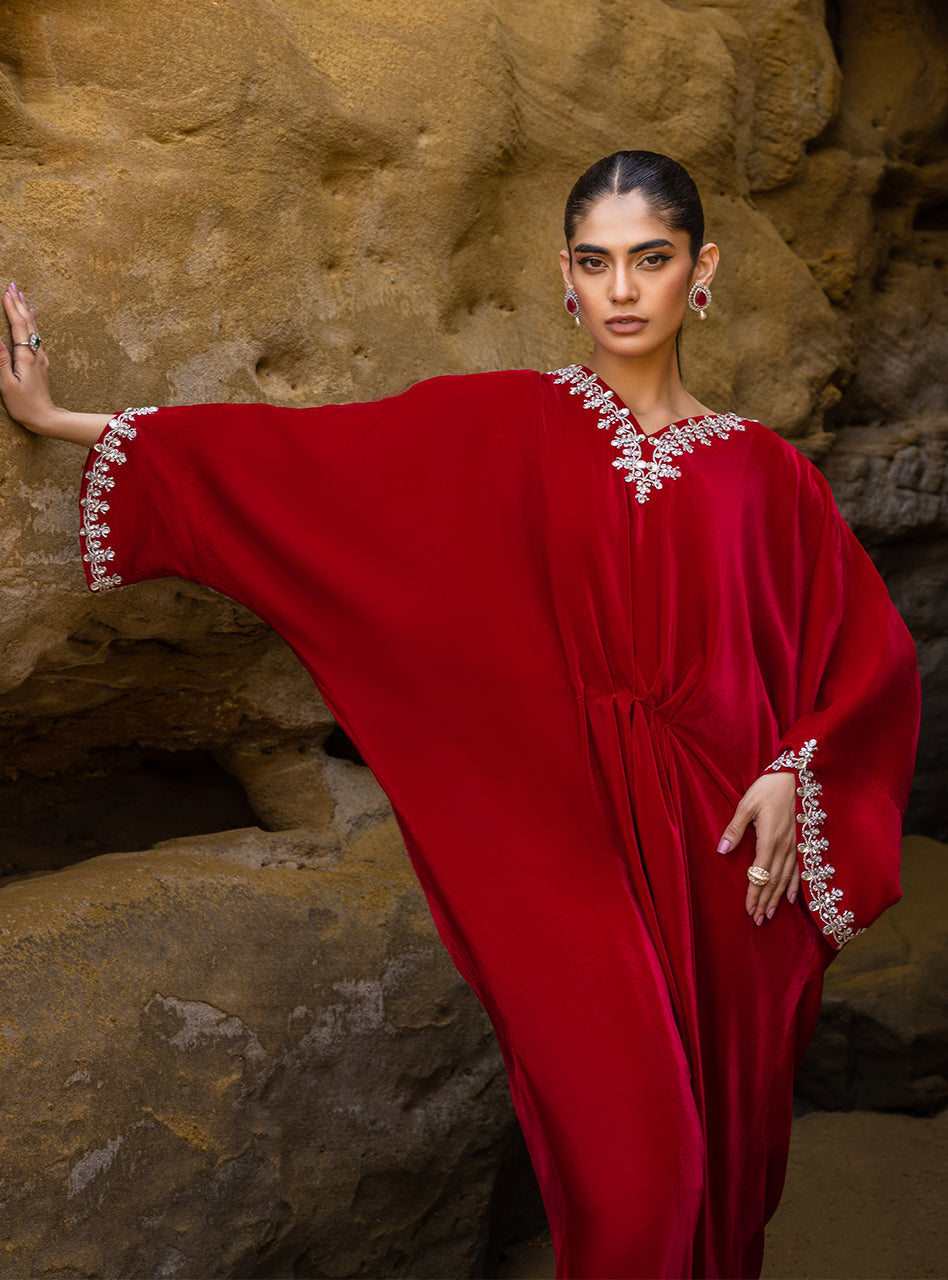 Zainab Chottani | Luxury Pret | CAPRI RED