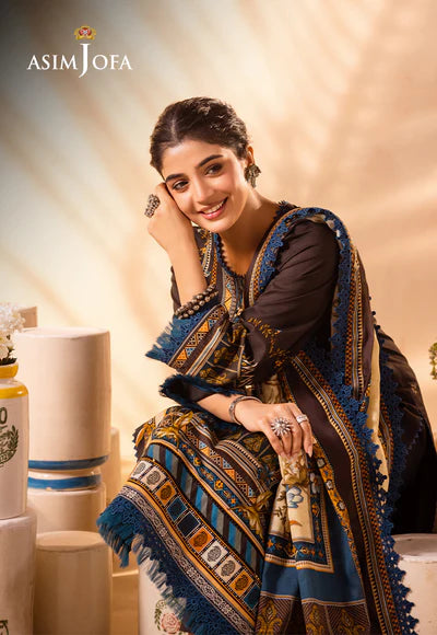 Asim Jofa | Prints Essentials | AJUB-18 - Pakistani Clothes for women, in United Kingdom and United States