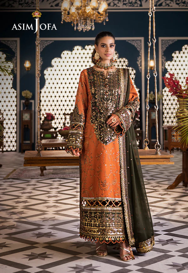 Asim Jofa | Fasana e Ishq Eid Luxury Lawn | AJFI-24 - Pakistani Clothes for women, in United Kingdom and United States