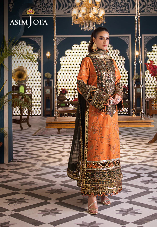 Asim Jofa | Fasana e Ishq Eid Luxury Lawn | AJFI-24 - Pakistani Clothes for women, in United Kingdom and United States