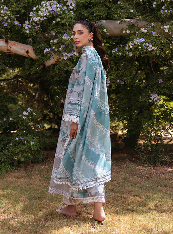 Zainab Chottani | Tahra Lawn 24 | ZINNIA - D 3B - Hoorain Designer Wear - Pakistani Designer Clothes for women, in United Kingdom, United states, CA and Australia