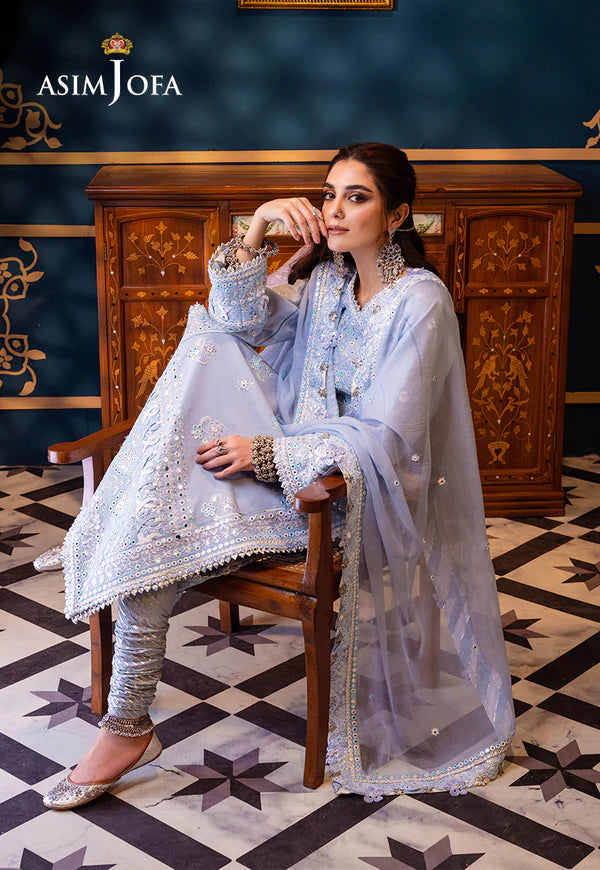 Asim Jofa | Fasana e Ishq Eid Luxury Lawn |AJFI-12 - Pakistani Clothes for women, in United Kingdom and United States