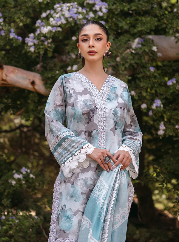 Zainab Chottani | Tahra Lawn 24 | ZINNIA - D 3B - Pakistani Clothes for women, in United Kingdom and United States