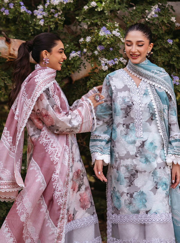 Zainab Chottani | Tahra Lawn 24 | ZINNIA - D 3A - Pakistani Clothes for women, in United Kingdom and United States