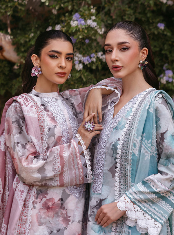 Zainab Chottani | Tahra Lawn 24 | ZINNIA - D 3A - Pakistani Clothes for women, in United Kingdom and United States