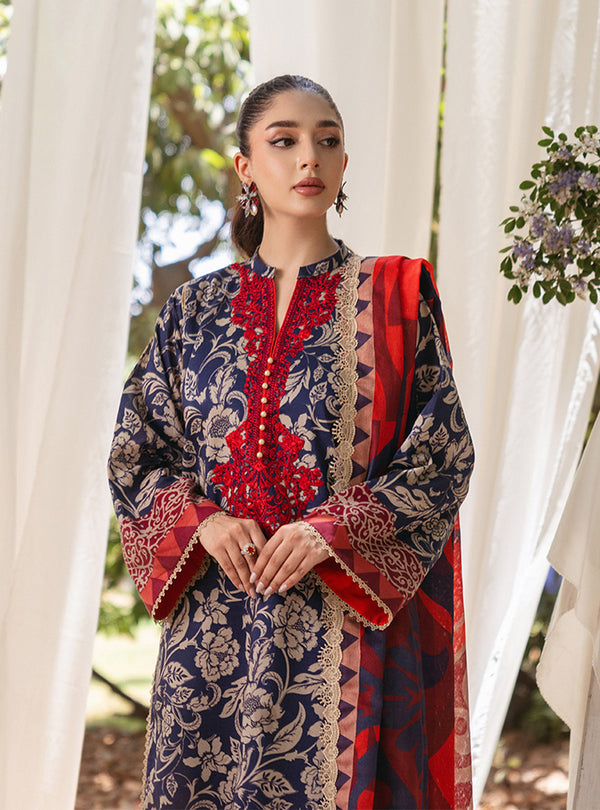 Zainab Chottani | Tahra Lawn 24 | TAMARA - D 7A - Hoorain Designer Wear - Pakistani Designer Clothes for women, in United Kingdom, United states, CA and Australia