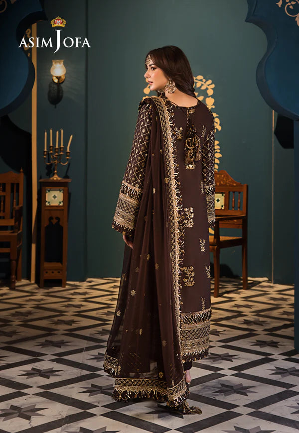 Asim Jofa | Fasana e Ishq Eid Luxury Lawn | AJFI-04 - Hoorain Designer Wear - Pakistani Ladies Branded Stitched Clothes in United Kingdom, United states, CA and Australia