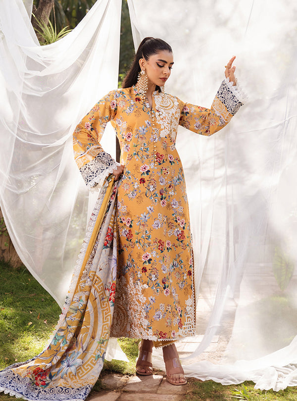 Zainab Chottani | Tahra Lawn 24 | BEEHA - D 2A - Hoorain Designer Wear - Pakistani Designer Clothes for women, in United Kingdom, United states, CA and Australia