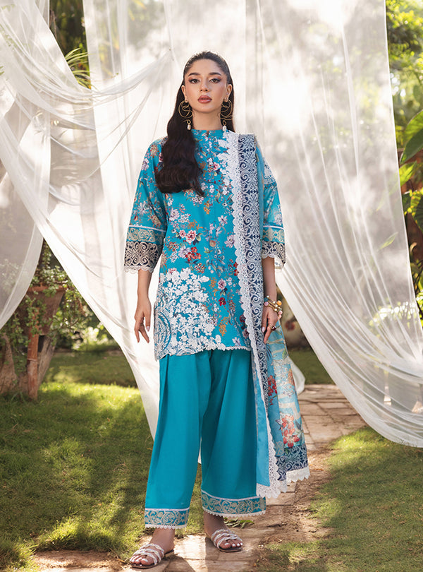 Zainab Chottani | Tahra Lawn 24 | BEEHA - D 2B - Hoorain Designer Wear - Pakistani Designer Clothes for women, in United Kingdom, United states, CA and Australia