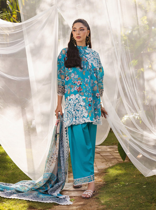 Zainab Chottani | Tahra Lawn 24 | BEEHA - D 2B - Hoorain Designer Wear - Pakistani Designer Clothes for women, in United Kingdom, United states, CA and Australia