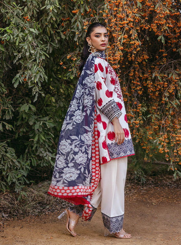 Zainab Chottani | Tahra Lawn 24 | FREYA - D 10A - Hoorain Designer Wear - Pakistani Designer Clothes for women, in United Kingdom, United states, CA and Australia