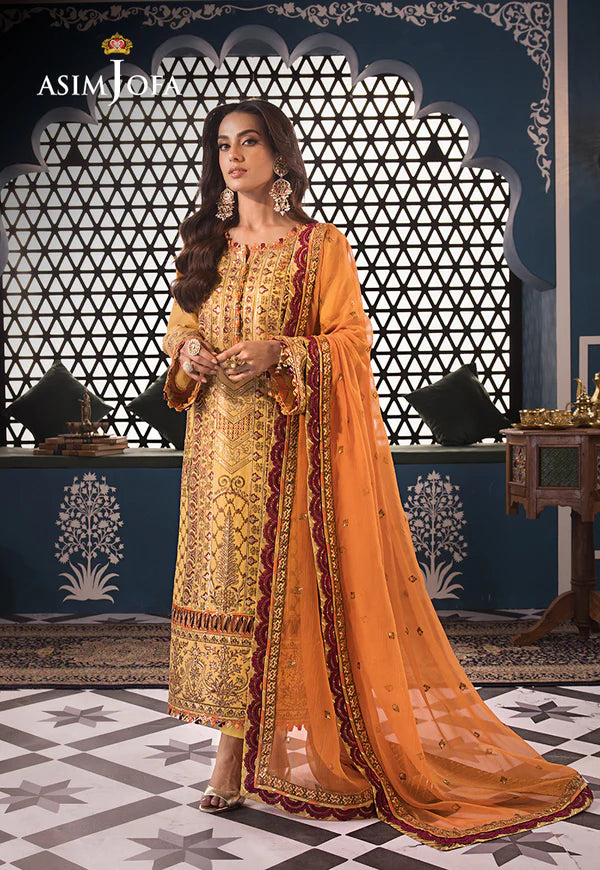 Asim Jofa | Fasana e Ishq Eid Luxury Lawn | AJFI-19 - Pakistani Clothes for women, in United Kingdom and United States