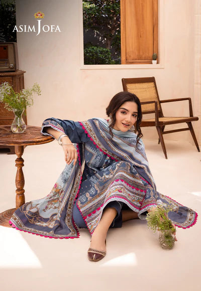 Asim Jofa | Prints Essentials | AJUB-14 - Pakistani Clothes for women, in United Kingdom and United States