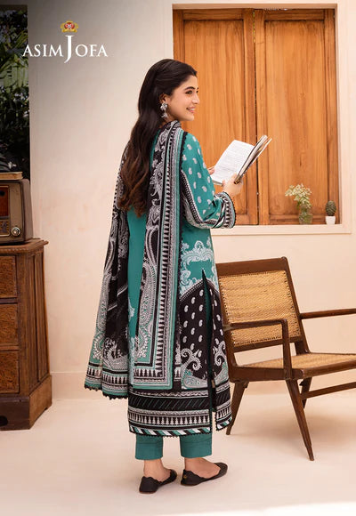 Asim Jofa | Prints Essentials | AJUB-03 - Hoorain Designer Wear - Pakistani Designer Clothes for women, in United Kingdom, United states, CA and Australia