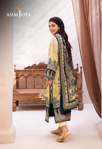 Asim Jofa | Prints Essentials | AJUB-15 - Pakistani Clothes for women, in United Kingdom and United States