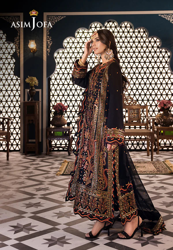 Asim Jofa | Fasana e Ishq Eid Luxury Lawn | AJFI-05 - Pakistani Clothes for women, in United Kingdom and United States