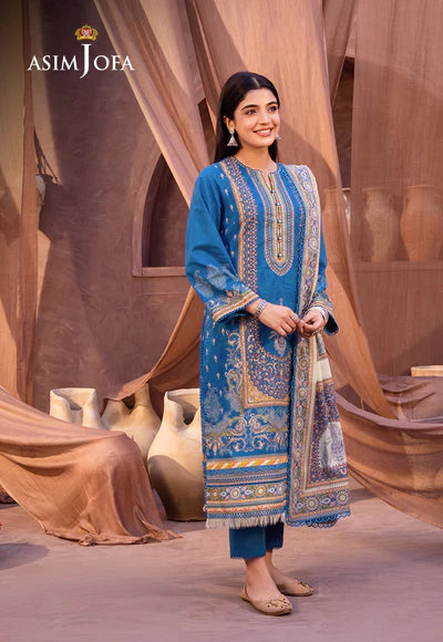 Asim Jofa | Prints Essentials | AJUB-16 - Pakistani Clothes for women, in United Kingdom and United States