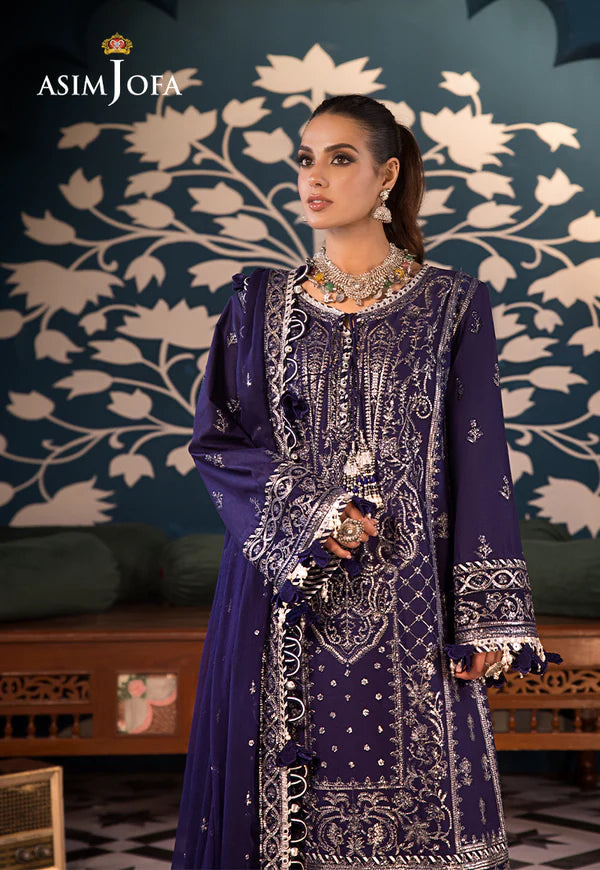 Asim Jofa | Fasana e Ishq Eid Luxury Lawn | AJFI-25 - Pakistani Clothes for women, in United Kingdom and United States