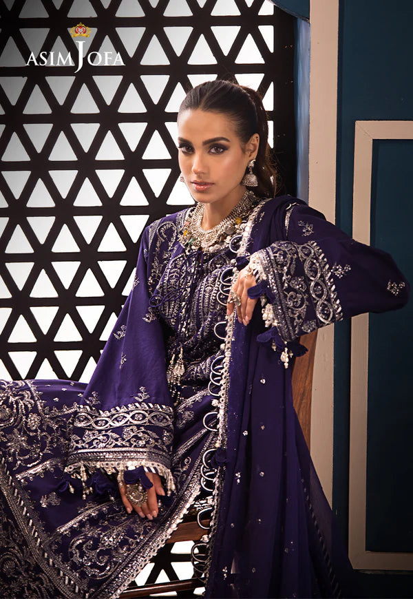 Asim Jofa | Fasana e Ishq Eid Luxury Lawn | AJFI-25 - Pakistani Clothes for women, in United Kingdom and United States