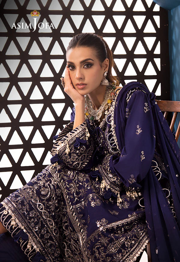 Asim Jofa | Fasana e Ishq Eid Luxury Lawn | AJFI-25 - Pakistani Clothes for women, in United Kingdom and United States