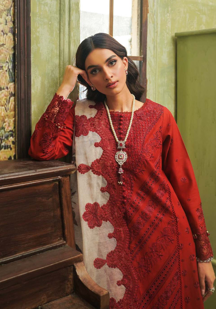 Zarqash | Tresor Luxury Lawn 24 | ZQT 007 ROSALINE - Pakistani Clothes for women, in United Kingdom and United States