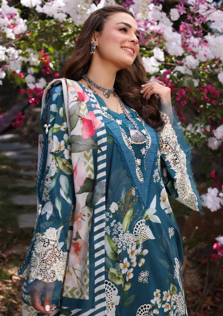 Elaf Premium | Prints Chikankari 24 | 02B SERENITA - Hoorain Designer Wear - Pakistani Designer Clothes for women, in United Kingdom, United states, CA and Australia